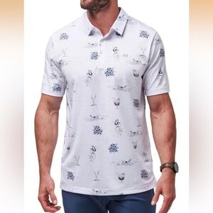 Travis Mathew Island Paradise Polo XXL EUC